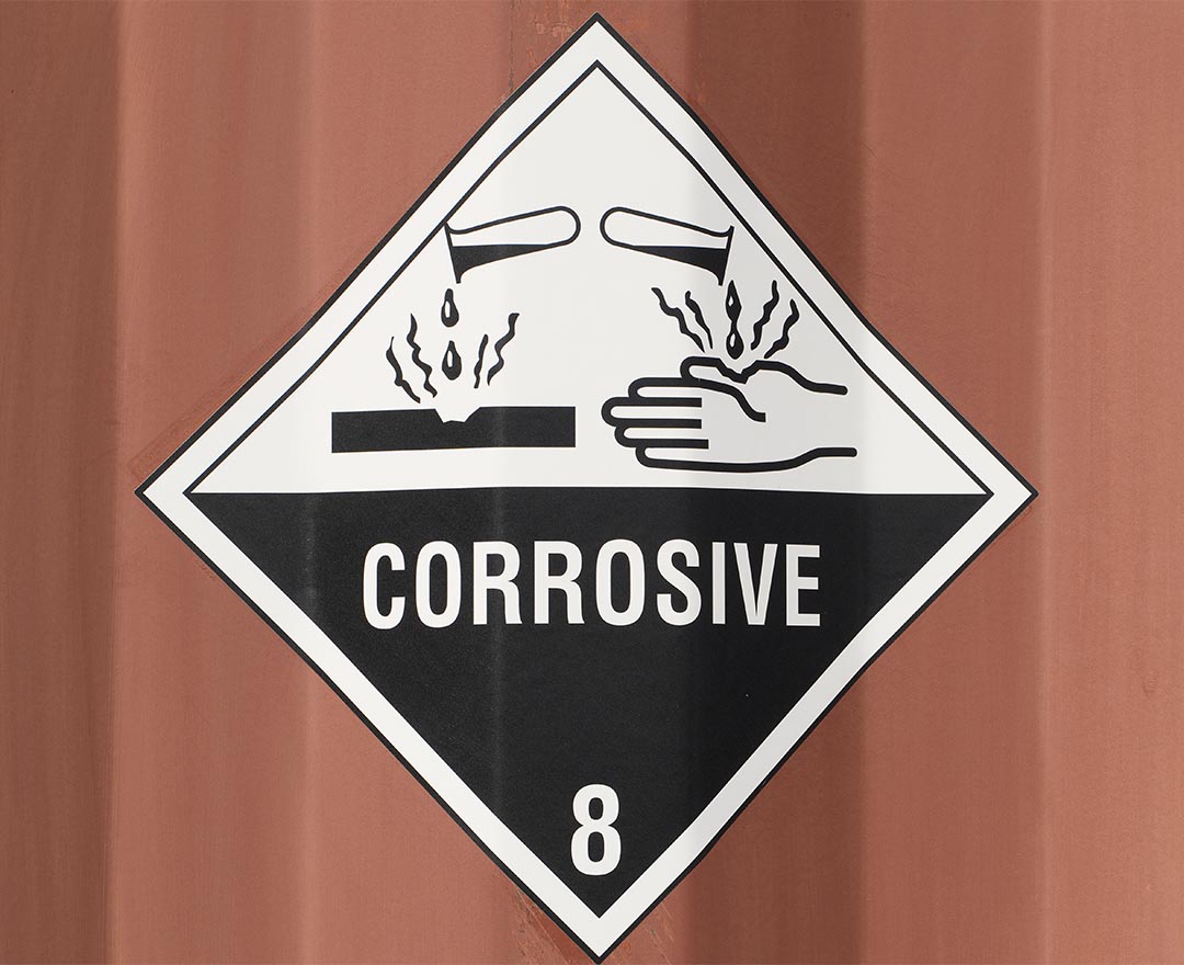 BOXLAB Services-Placards Klasse 8 Corrosive