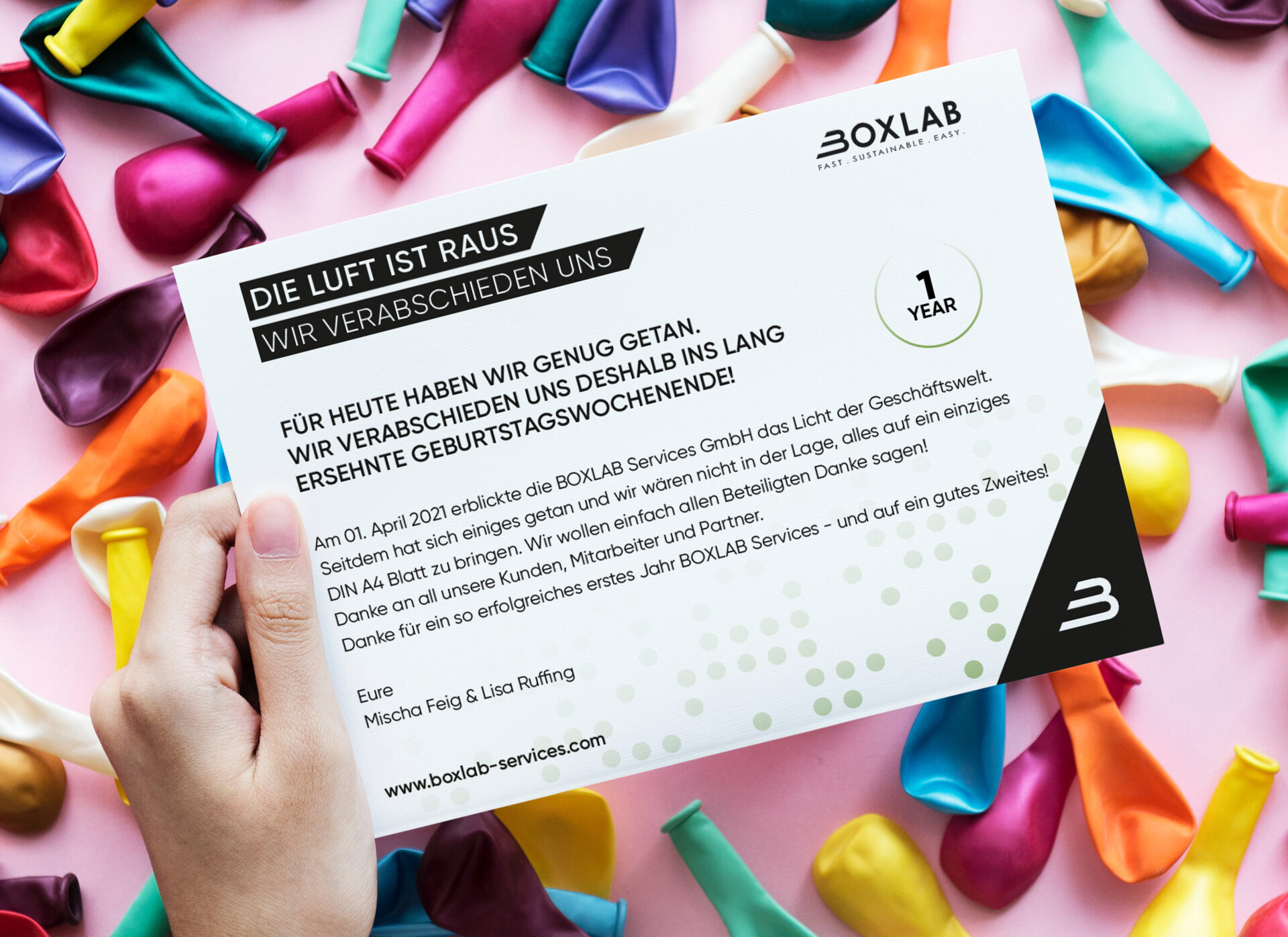 Seit dem 01. April 2021 steht die BOXLAB Services GmbH als erstes Startup aus dem BASF-Inkubator auf eigenen Beinen. Das letzte Jahr war – für BOXLAB Services in besonderem Maße – ein ereignisreiches Jahr.