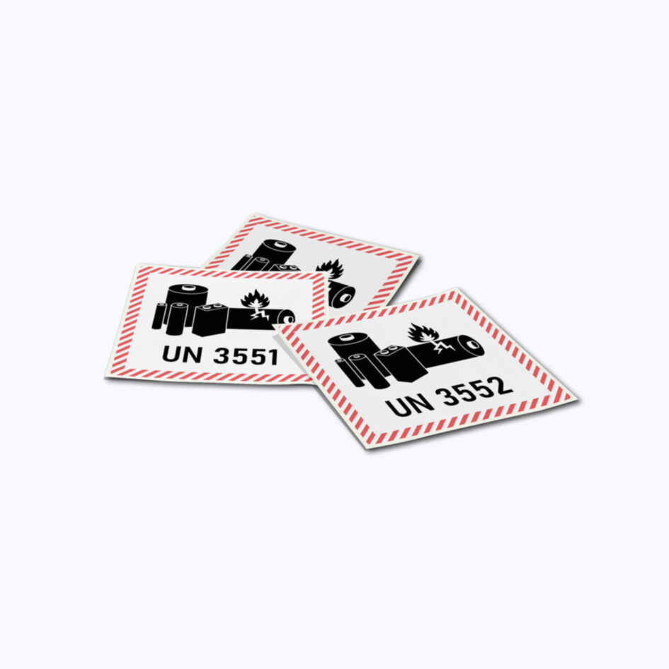 Produktinformationen "ADR Kennzeichnung Multilaterales Abkommen M354, UN3552, 100x100mm, 1 Stk pro Blatt"