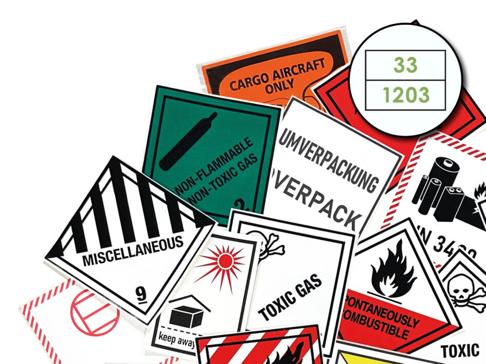 Sicherheit beginnt mit der richtigen Kennzeichnung GEFAHRGUTETIKETTEN