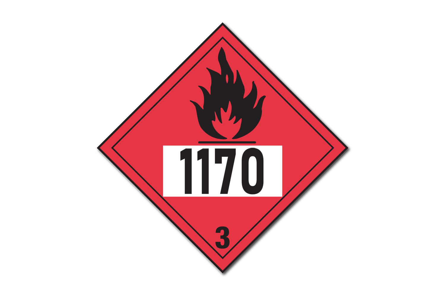 Ethanol / Ethanol, Lösung UN 1170 - Gefahrennummer 33