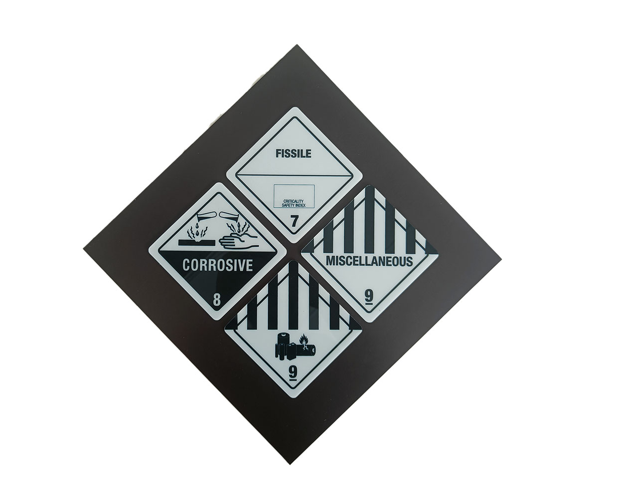 Gefahrzettel Magnete Klasse 7E, 8, 9, 9A